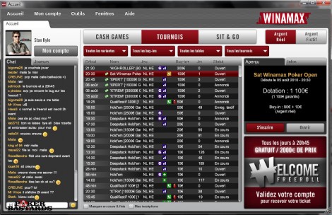 test winamax lobby