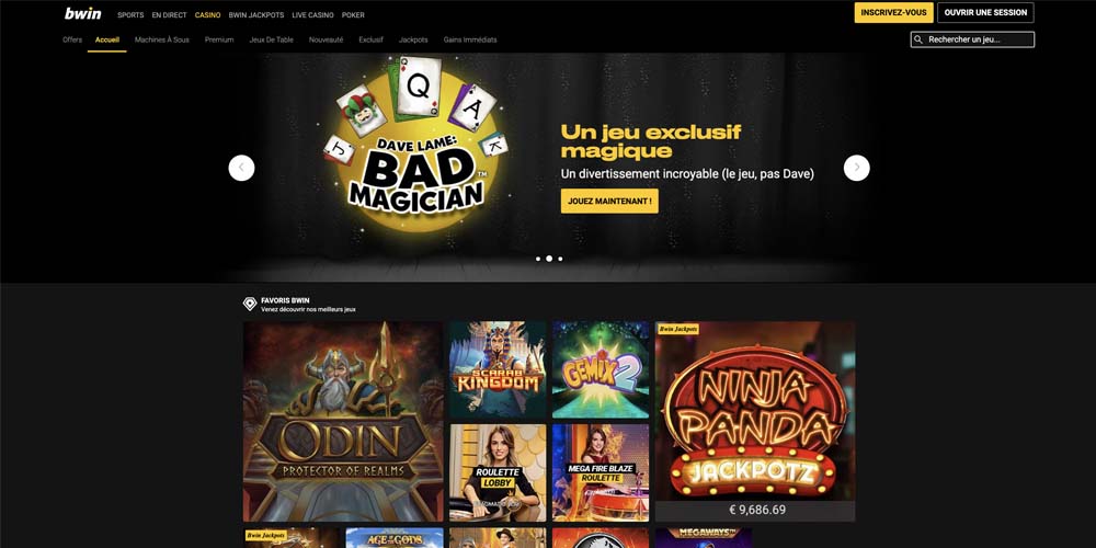 screenshot bwin games