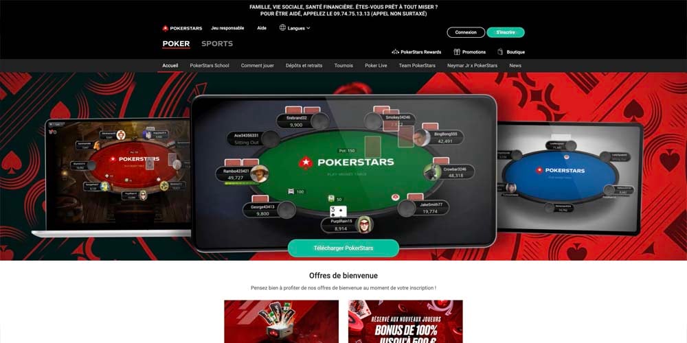 screenshot pokerstars interface